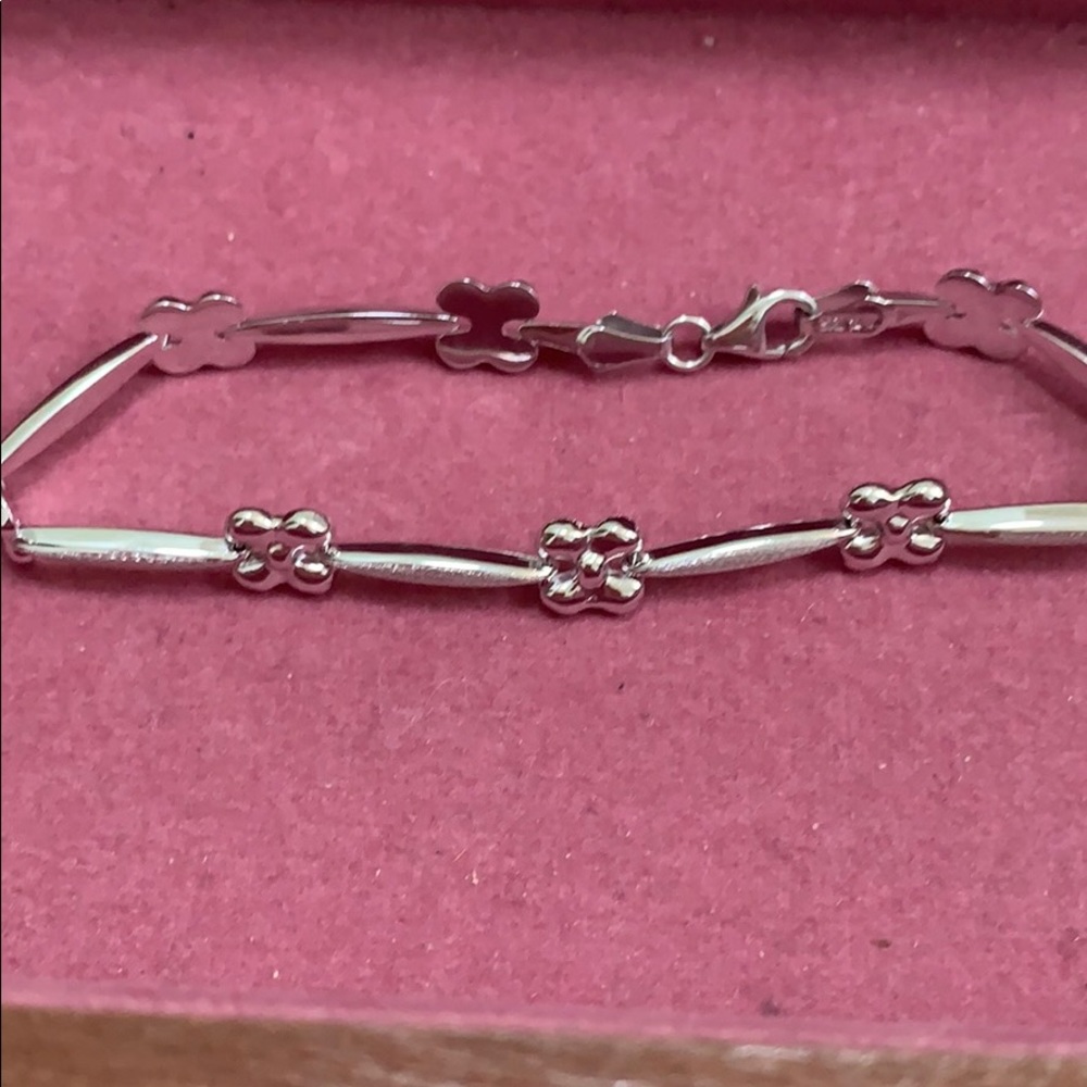 14k white gold bracelet